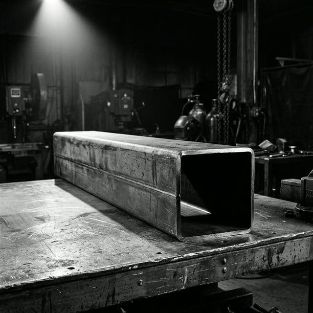 Quadratisches Stahlprofil